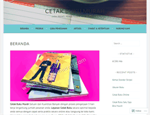 Tablet Screenshot of cetakbukumurah.com